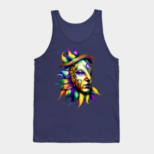 Mardi Gras Mask Tank Top